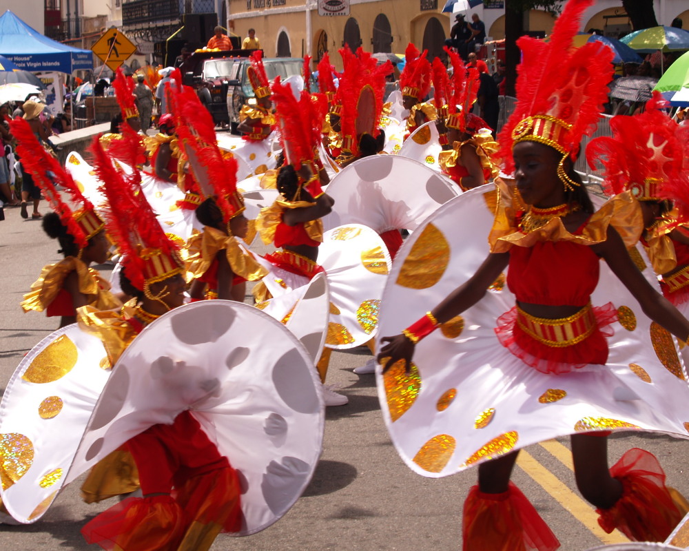 The UVI 4H program had great costumes, and moment of shade perked everybody up.