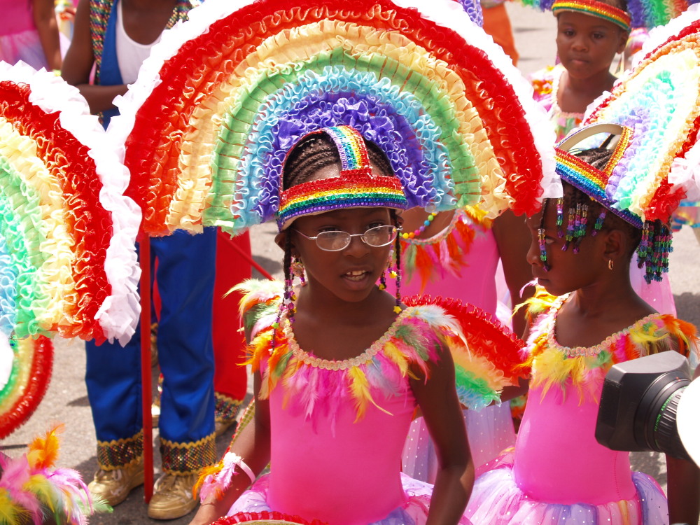 Fun Lovers junior troupe marches to the 'End of the Rainbow.'