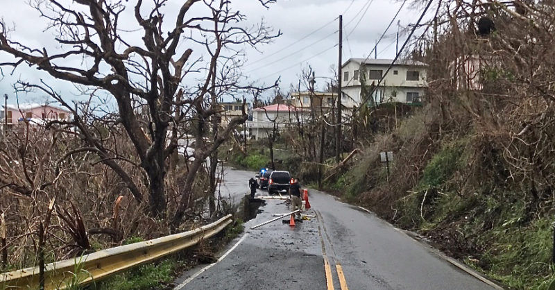 Territory Begins Damage Assessment After Battering by Maria