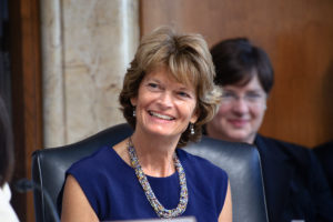 Sen. Lisa Murkowski at a hearing of the Senate Energy and Natural Resource Committee (Photo from the Senate Energy and Natural Resource Committee)