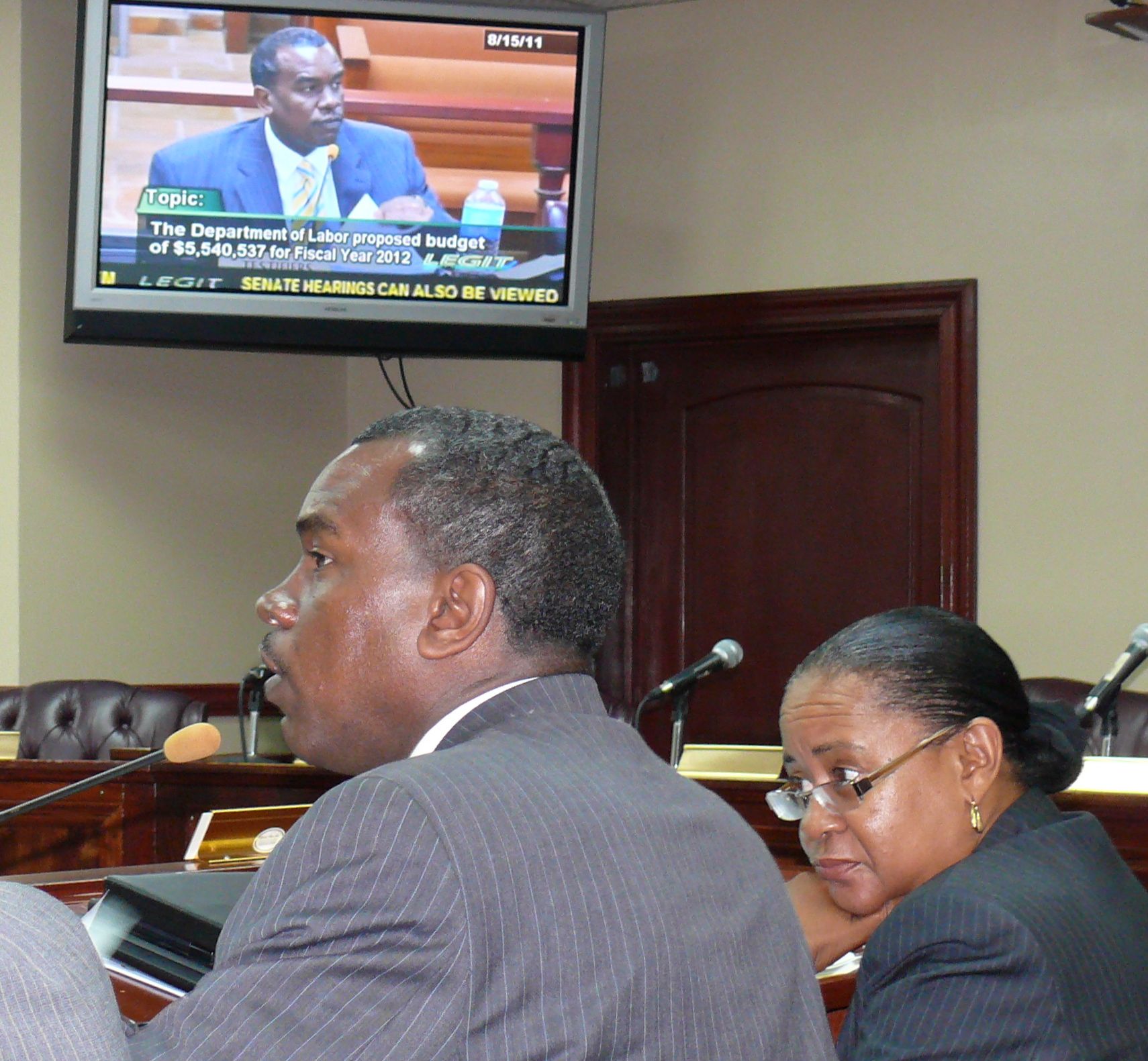 Labor Commissioner Albert Bryan told senators Monday that the department is straining under budget cuts and 'literally struggling' to provide mandated services to beneficiaries.