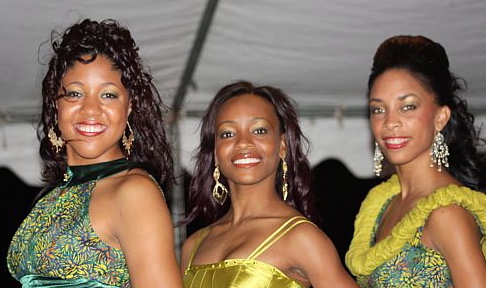 2010 Carnival Queen contestants, from left, Razzilee O'quendo, Shawntay Henry, and Britanny Robinson