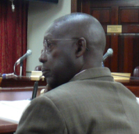 Assistant Agriculture Commissioner Luther Renee at Friday's hearing.