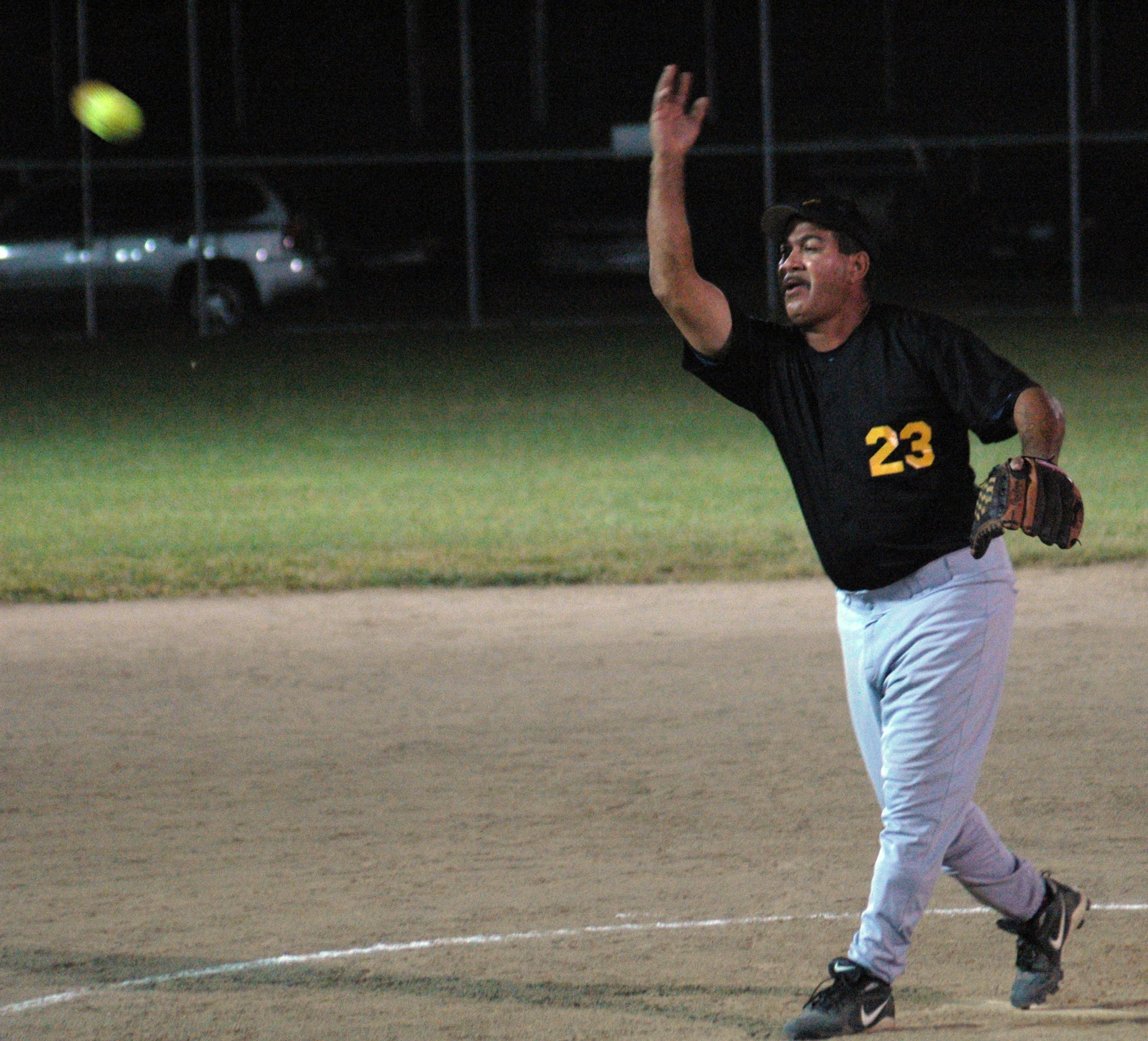 Anchor Dive ace Edwin Sankitts was on his game Monday night against Wyatt Heat.