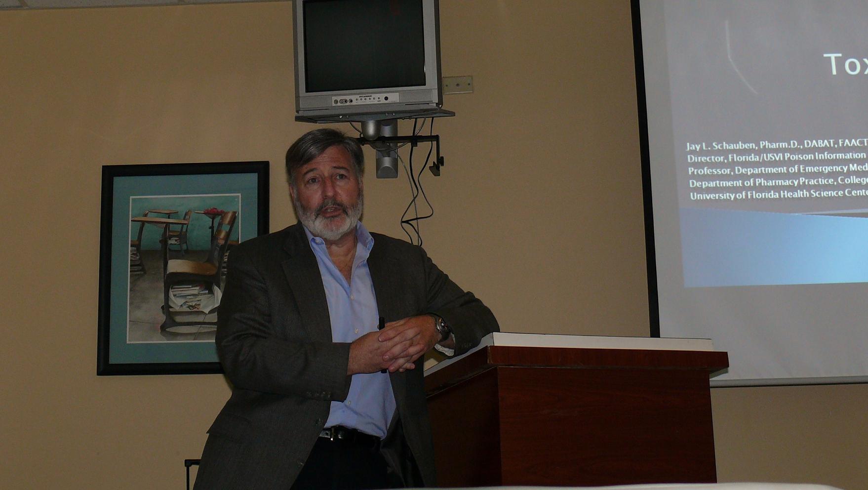 Dr. Jay Schauben, director of the Florida/USVI Poison Information Center in Jacksonville, talks about inhaled poisons.