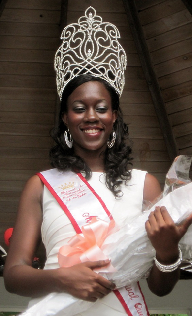 Kinia Blyden was named carnival queen at Food Fair.