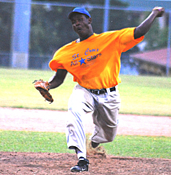 St. Croix reliever Shaquille Joseph got the final three outs.
