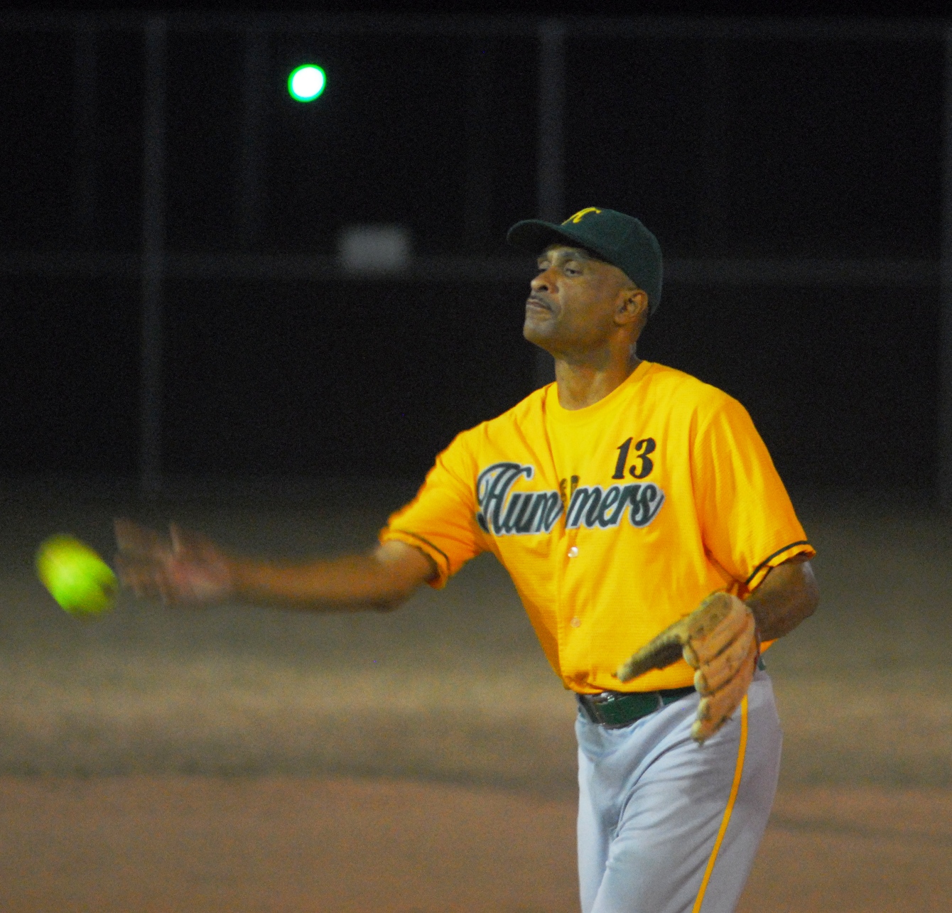 Hummers pitcher Jerry Vialet shut down the Stealers' big bats on Tuesday.