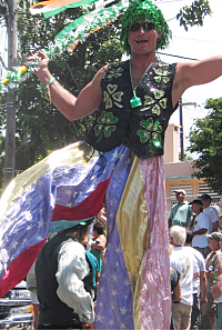 Casey Craig gets into the Caribbean Celtic spirit.