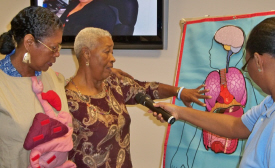 Dr. Cora Christian (left) and Anne O. Cummings.