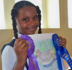 Breyana Almistica, Junior Duck Stamp best of show winner.