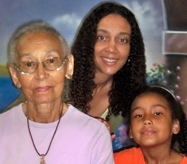 Three generations at the Hughes Photo Shop, from left, Eunice Hughes, Kim Hughes Sargeant and Shana Sargeant. 