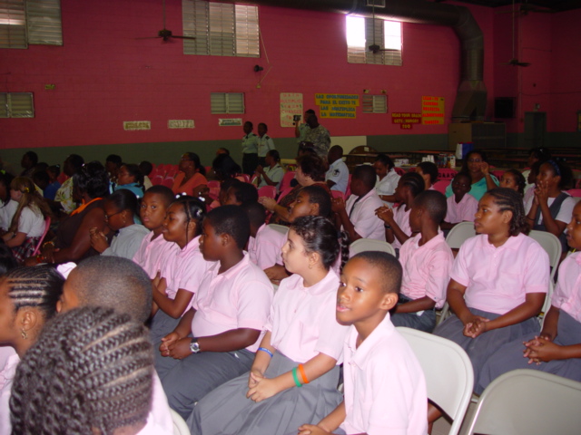 Students at Gladys Abraham Elementary attend one of 14 schools that made Adequate Yearly Progress in the territory.