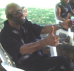 Tim Grapenreed gives his young Crucian cast the thumbs-up.