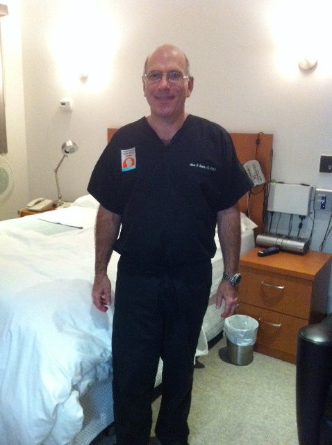 Dr. Adam Shapiro in one of the labs at the St. Thomas Sleep Center.