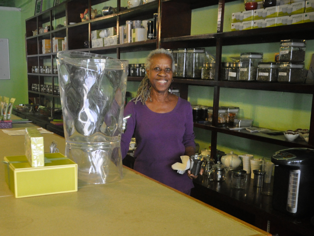 Judith Watlington-Edwin, owner of E's Garden Tea House and Things.