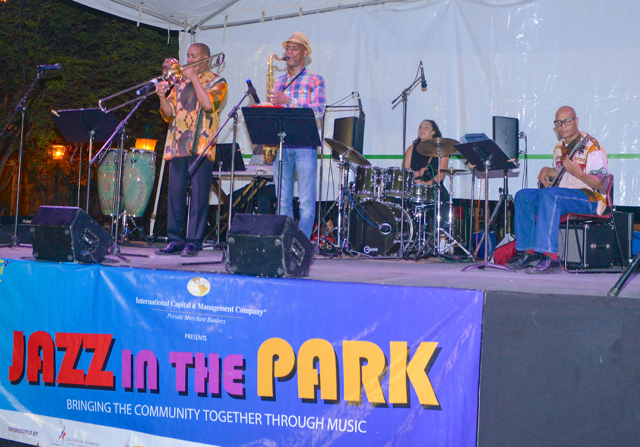 The Reginald Cyntje Group performs Friday in Roosevelt Park for the Jazz in the Park series. (Photo provided by ICMC)