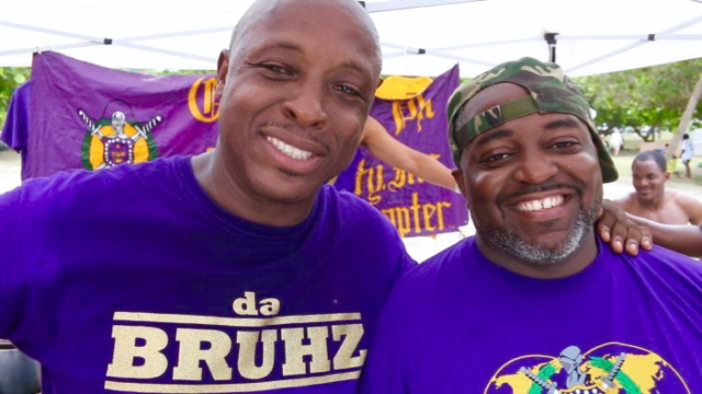 Omega Psi Phi&rsquo;s Sean Georges and Brandon Richardson said friendship was a key ingredient in creating a winning chili recipe.