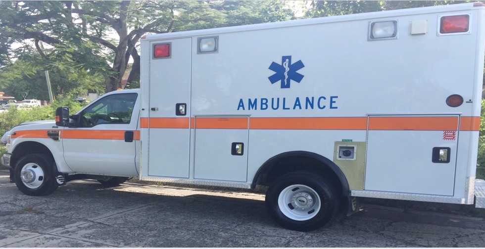 Refurbished ambulance for St. Croix