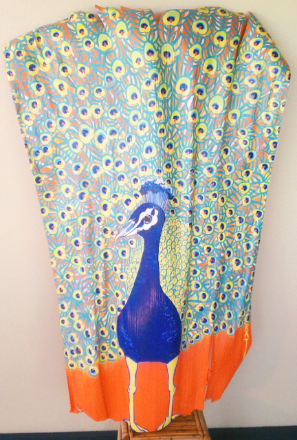 The peacock&rsquo;s vanity rests on &lsquo;Nice Legs&rsquo; in this work by Kathryn Stevens. (Submitted photo)