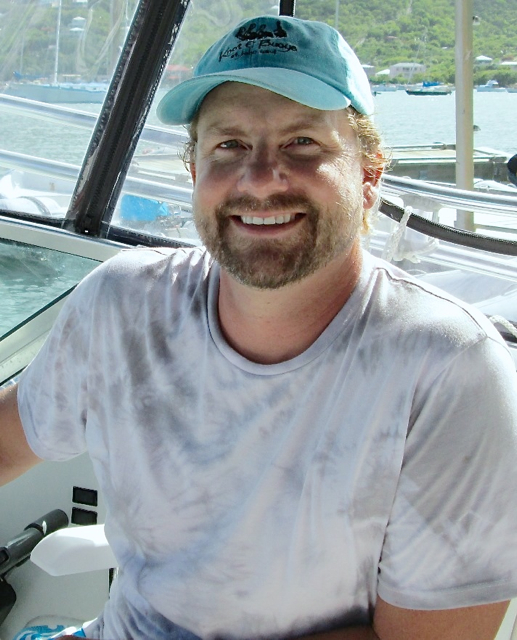 Capt. Jason Hayman aboard Knot E Buoys.