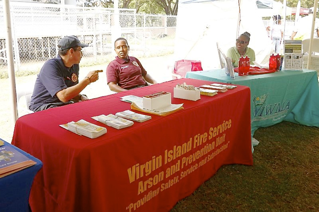 V.I. Fire Services and Waste Management Authority were just a couple of theagencies taking part at this year's fair.