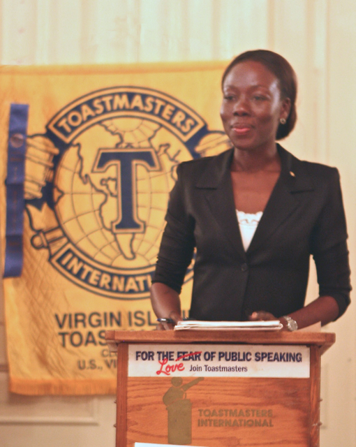 Lisa Wynne-Magnuson said Toastmasters builds confidence.