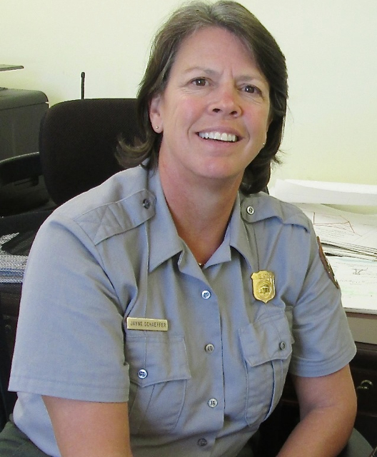 V.I. National Park Deputy Superintendent Jayne Schaeffer.