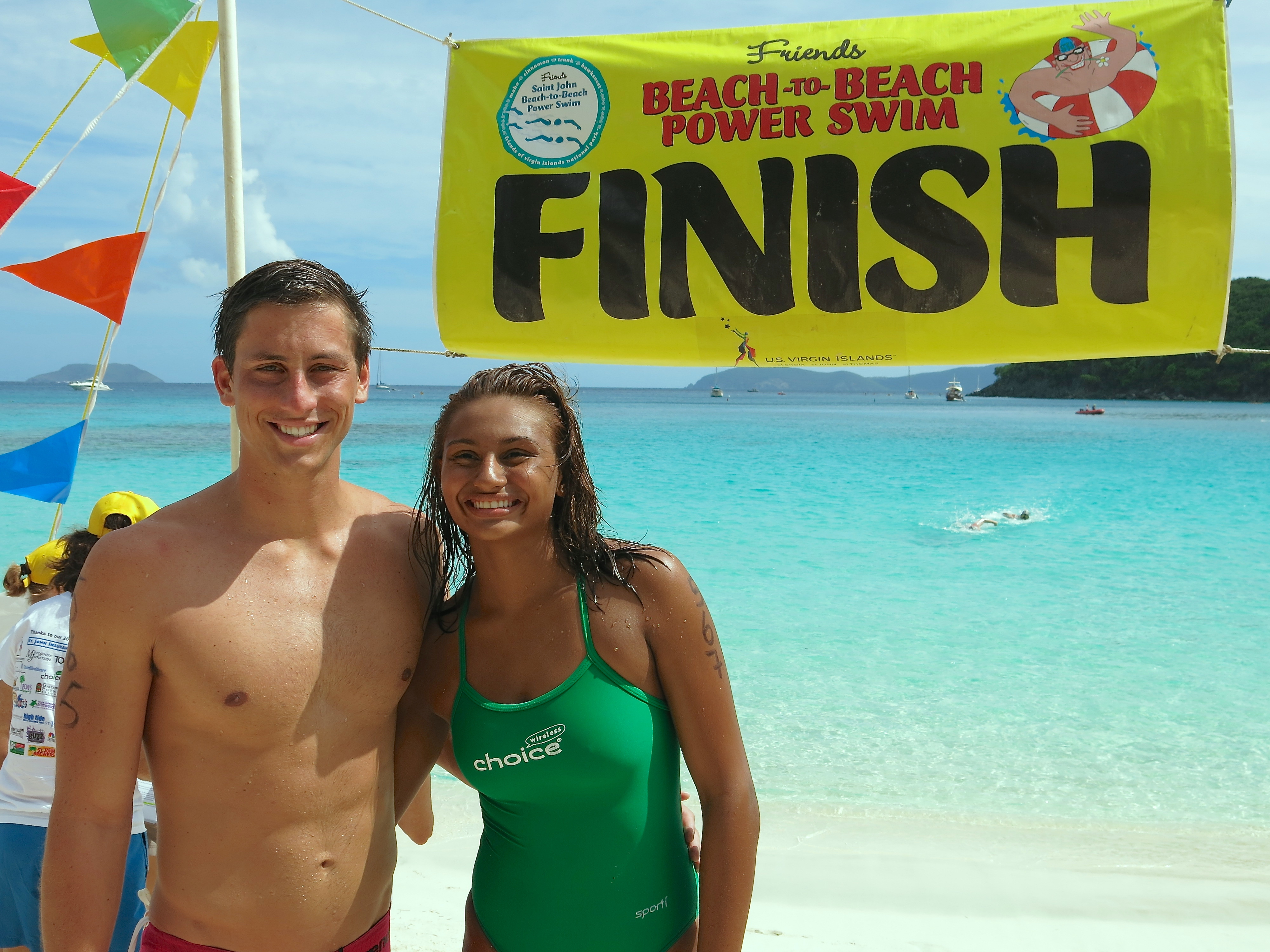 Rex Tullius and J.J. Washshah won the men's and women's unassisted long course competitions.