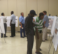 Some of the crowd at UVI for Research Day.