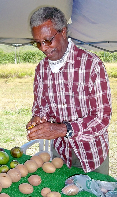 Alex Bulbulla sells fruit at his stand in Southgate.