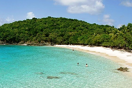 Turtle Beach on St. Croix's Buck Island ranked fourth for seclusion.