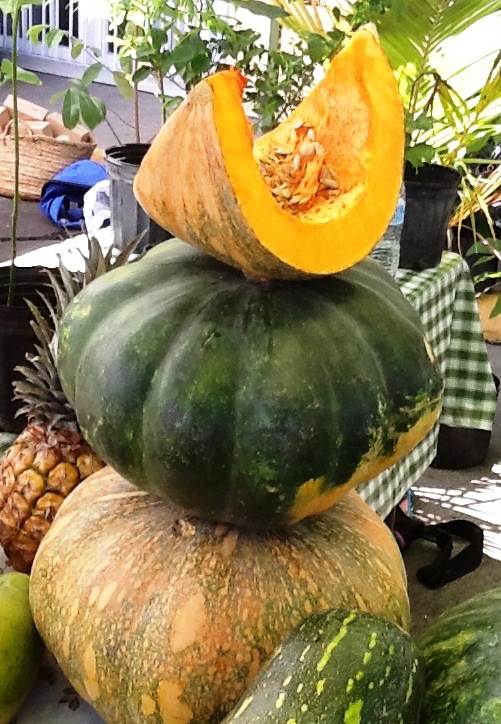 Part of the pumpkin harvest from Sweets Man Farm.