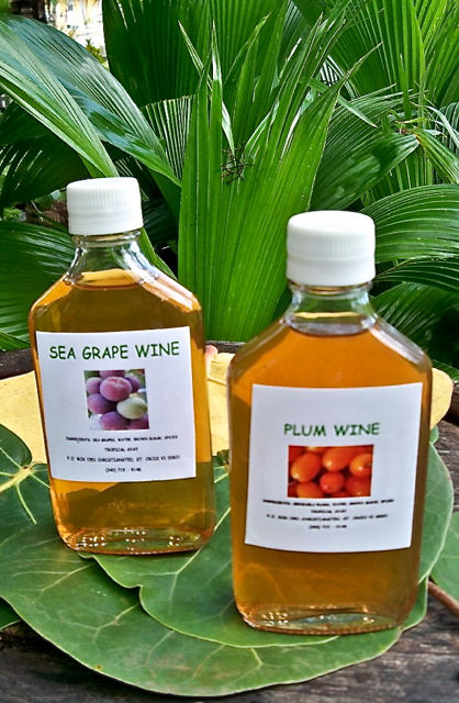 Davila makes wine from many fruits. Sea Grape is her most popular.