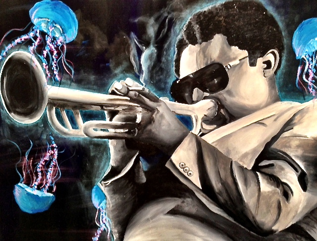 'Blue Melody' by Antilles student Danielle Ebenholtz, one of two 'Best in Show' winners.