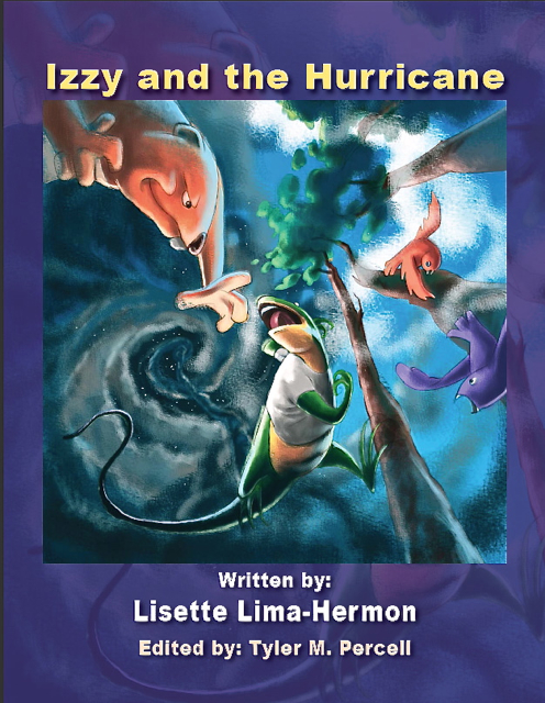 'Izzy and the Hurricane' by Lisette Lima-Herlon was one of the books being given away as part of the reading challenge. (Image provided by the author)