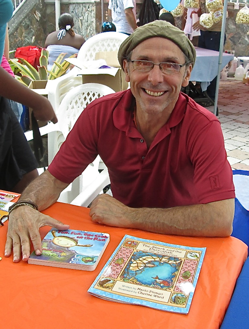 Author Mario Picayo takes part Sunday in the Governor's Summer Reading Challenge.