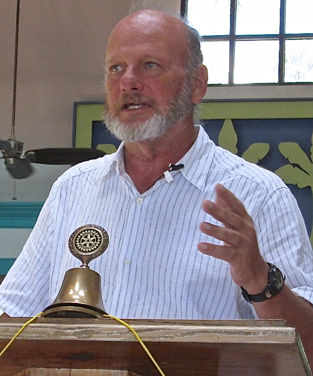 Don Buchanan at Rotary Club of St. John.