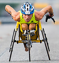 Paratriathlete Geoff Kennedy