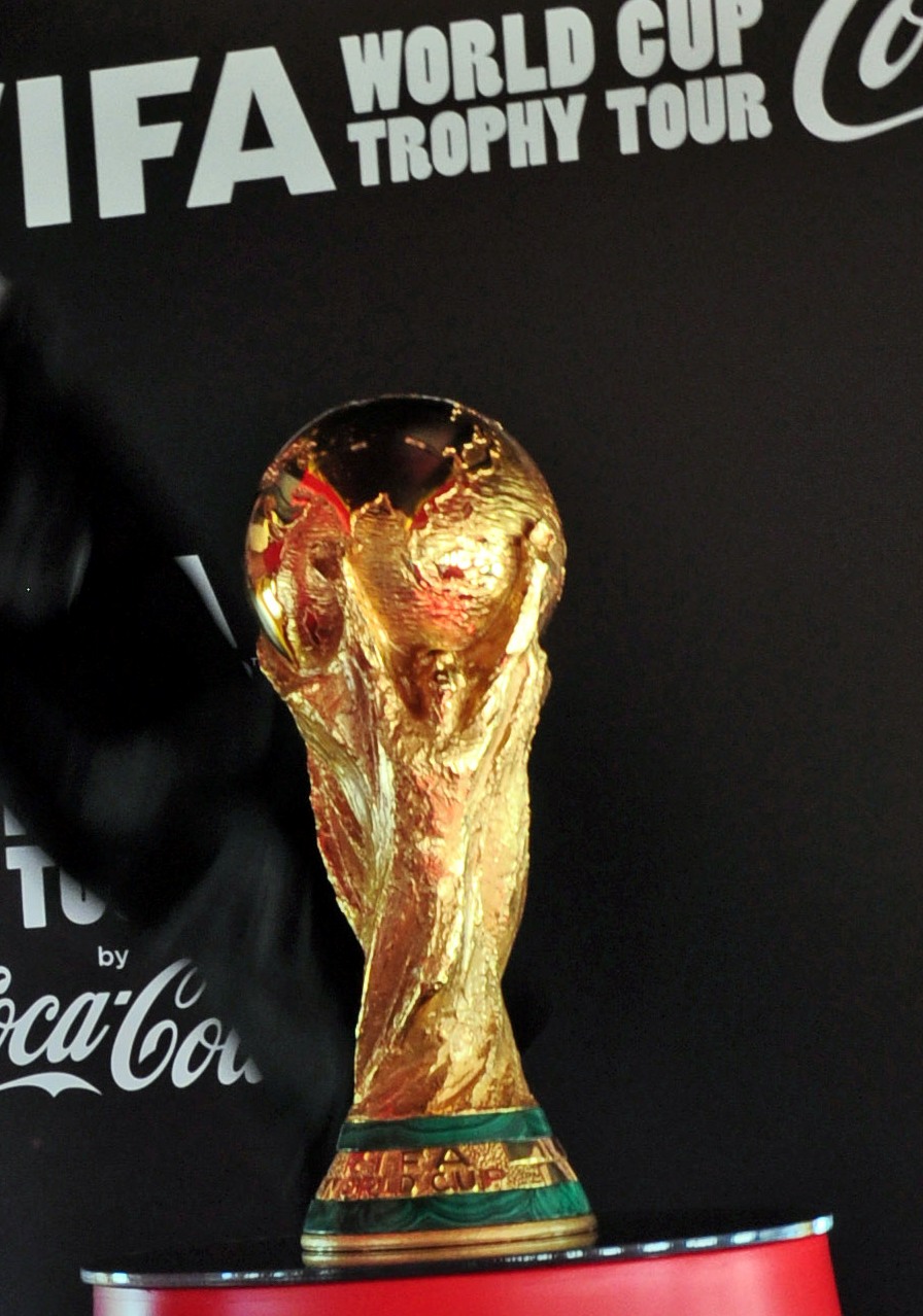 The FIFA World Cup trophy.