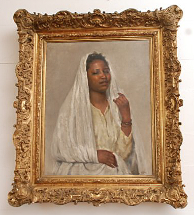 Franz Xaver Kosler's "African Beauty in White" (1894)