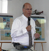 Chuck Grimes of the Office of Personnel Management at Tuesday's meeting.