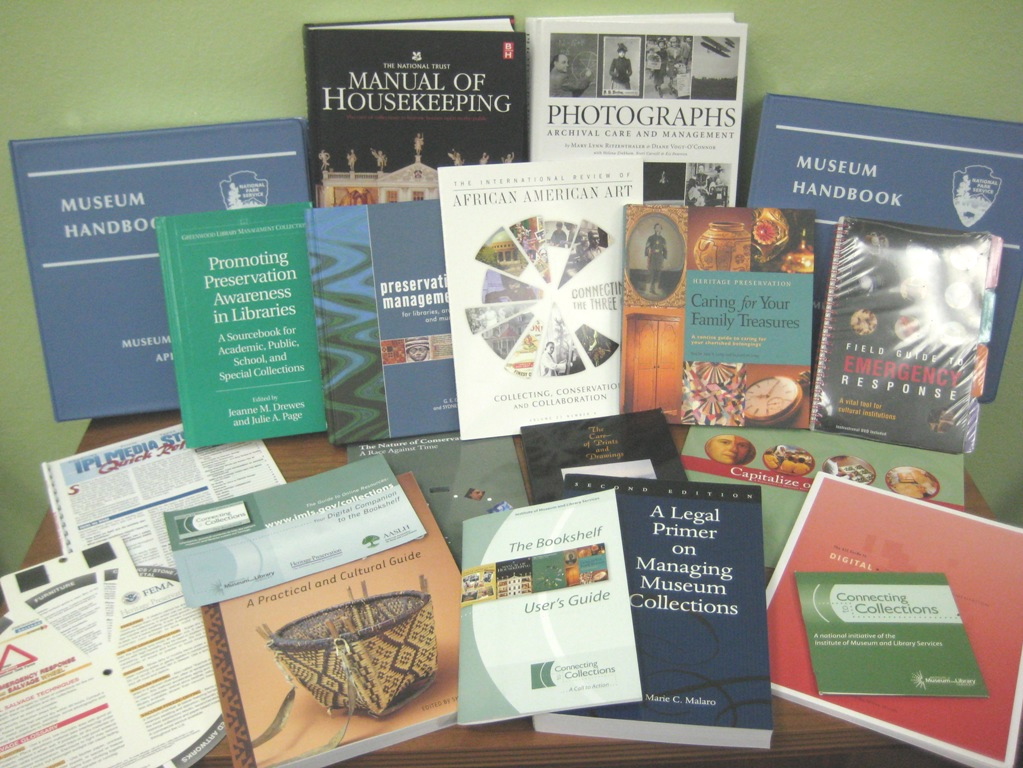 Books on preserving library and museum collections.