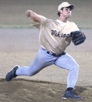 Vikings pitcher Zack Prudoff has been tough on opposing batters this season.