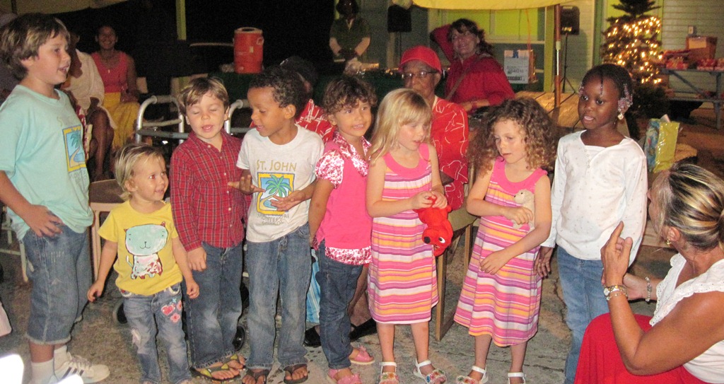 Montessori School kids in song.
