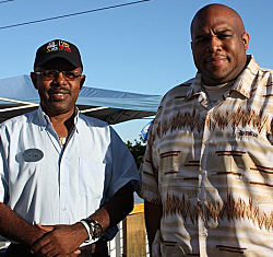 Bruce Flamon (left) and Randy Liburd stress "service above the rest."