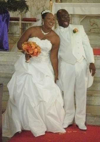 The very happy couple, Sean and Tamika Williams.