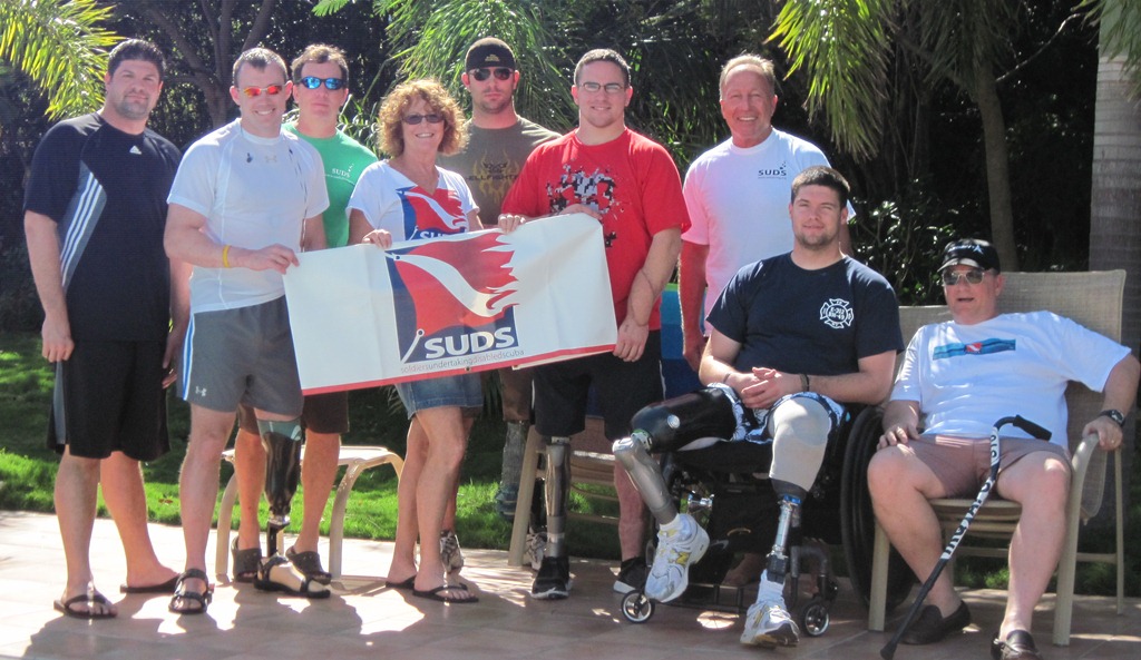 The wounded veterans said they were touched by the warmth and generosity of the St. John community.