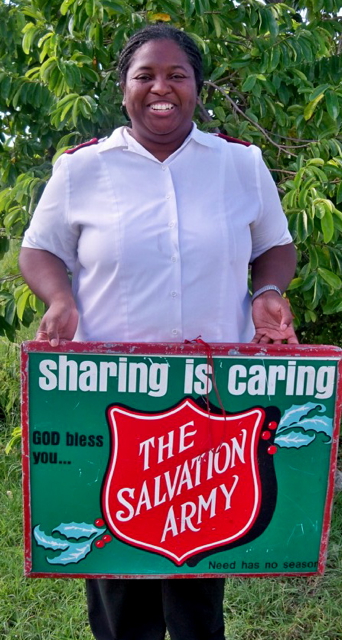 Major Ana Frazer, Salvation Army commanding officer on St. Croix.