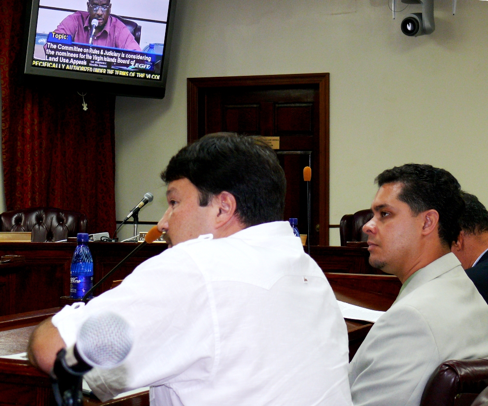 Land Use Appeals Board nominees James Benton (left) and Roberto Cintron.